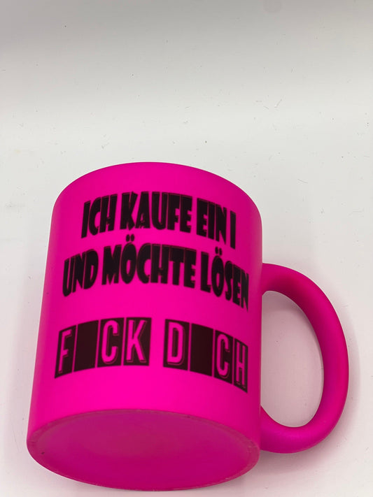 Keramiktasse pink rosa / Kaffeetasse / Geschenk zum Geburtstag / Tasse mit spruch / Kaffeebecher  Tasse /lustiges Geschenk /personalisiert Dekoschuppen
