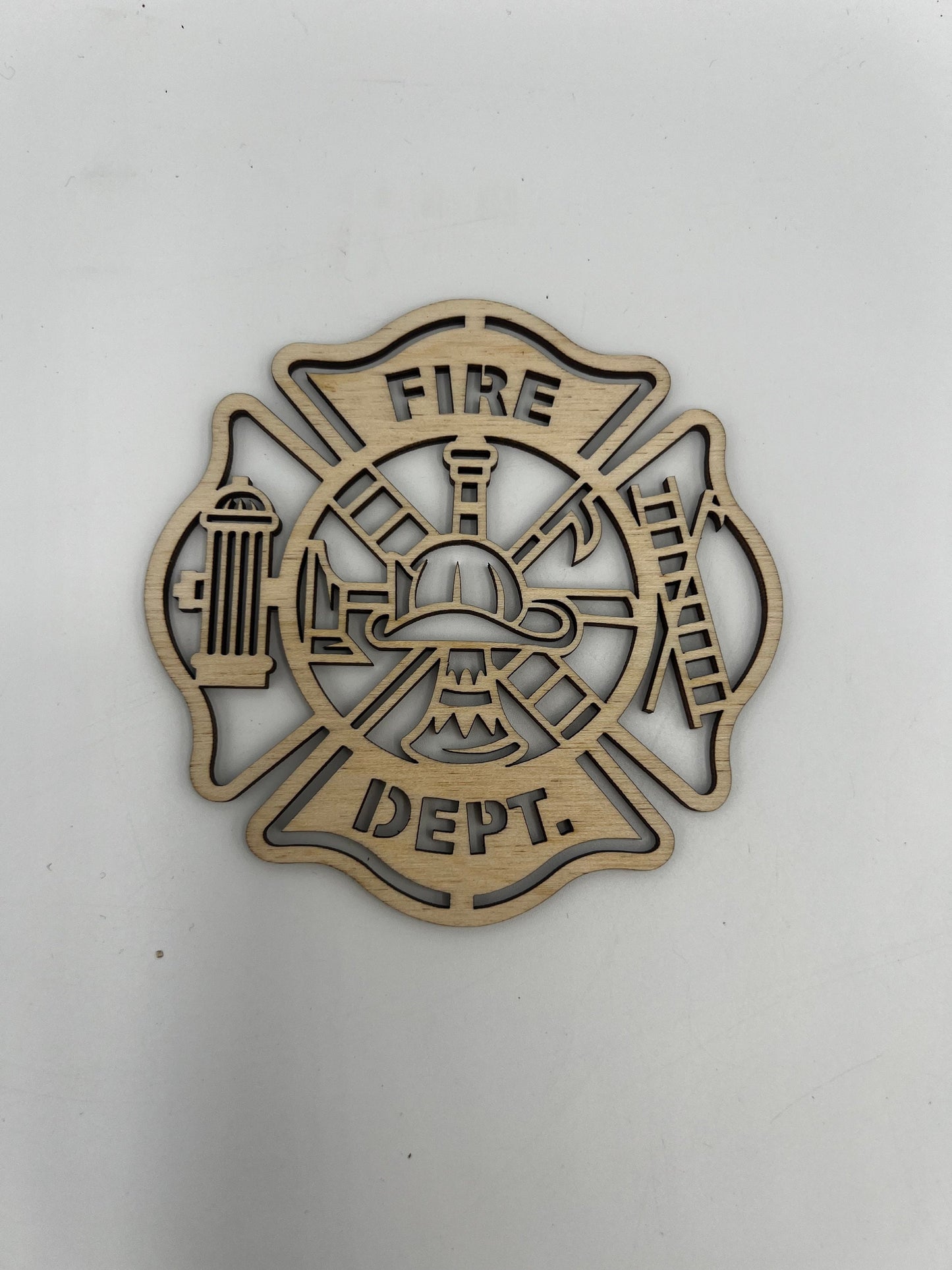 Glasuntersetzer Feuerwehr , Glasuntersetzer Holz , 4 stück Untersetzer, Geburtstaggeschenk , Geburtstag , Feier , Hochzeit