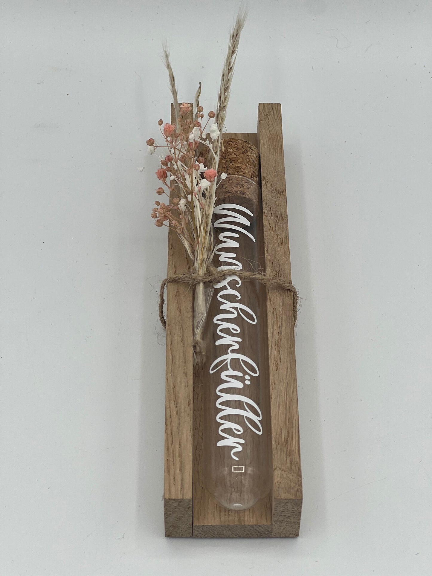 Geldgeschenk Reagenzglas, Wunscherfüller Reagenzglas zum Geburtstag, Hochzeit, Taufe personalisiertes Geldgeschenk - Reagenzglas