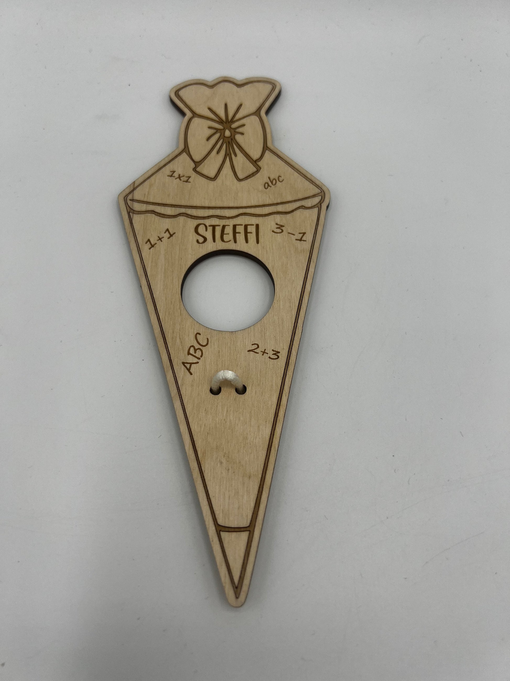 Geschenk zur Einschulung ,Schultüte aus Holz , Geschenkidee Zuckertüte Lolli, Schulkind Gastgeschenk, Schulanfang, Personalisiertes Geschenk