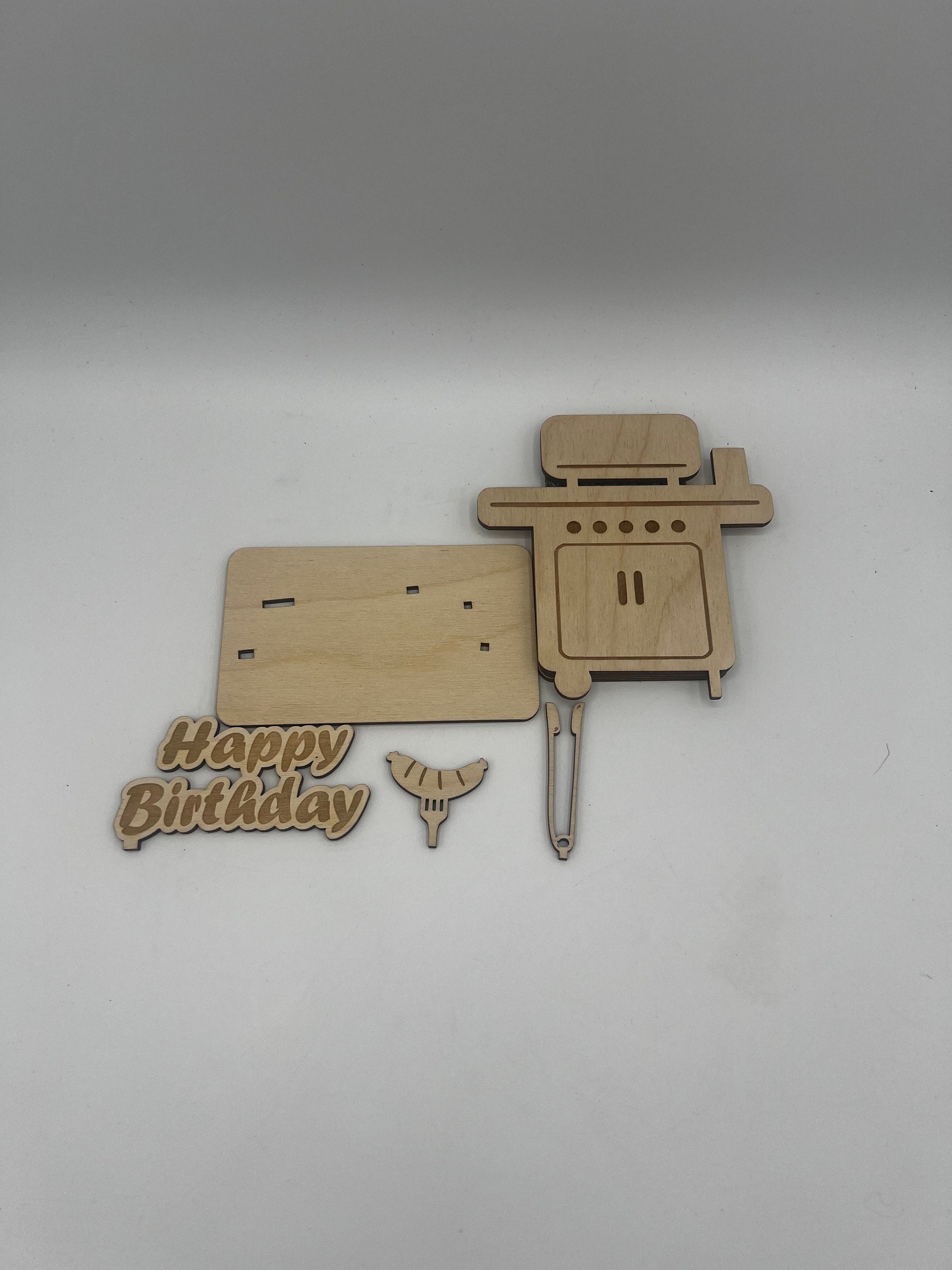 Geldgeschenk zum Geburtstag/ Gutscheinhalter / Grill aus Holz / Geschenkeverpackung / Gutschein verschenken/ Geschenk Ideen