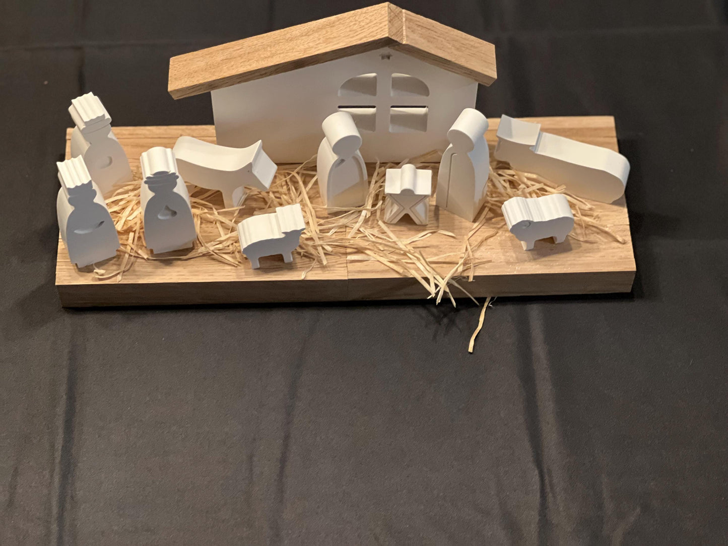 Krippe aus Raysin, 12-teilig, Weihnachtsdeko, Dekoration, Geschenkset, Weihnachtsgeschenk, Vorweihnachtszeit