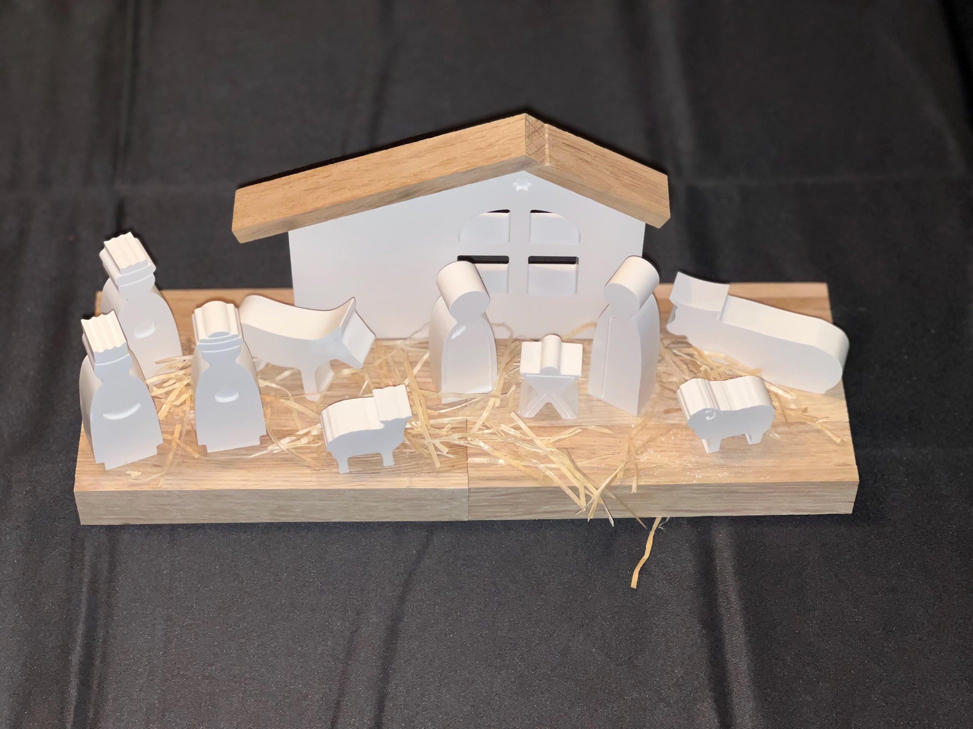 Krippe aus Raysin, 12-teilig, Weihnachtsdeko, Dekoration, Geschenkset, Weihnachtsgeschenk, Vorweihnachtszeit