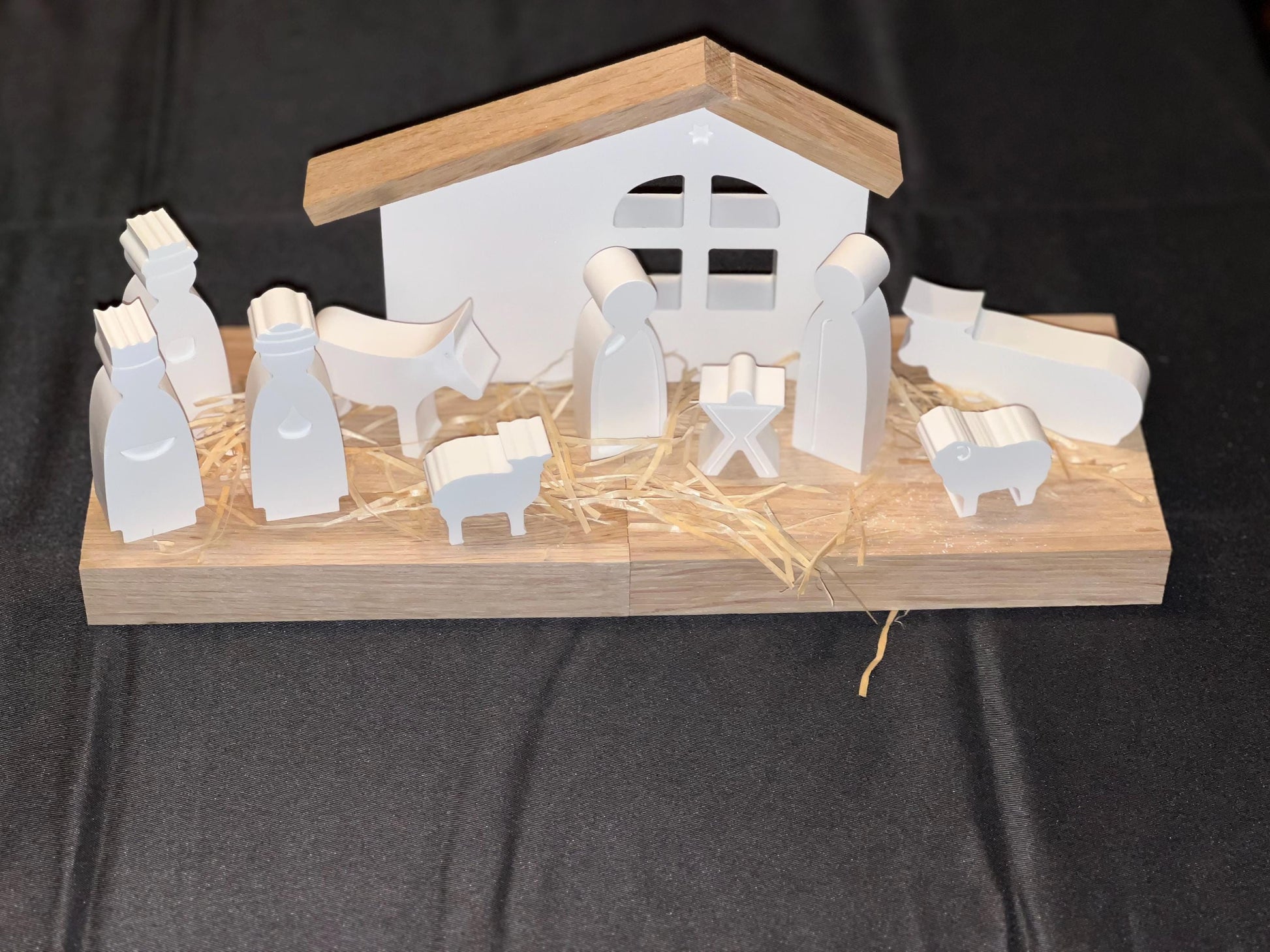 Krippe aus Raysin, 12-teilig, Weihnachtsdeko, Dekoration, Geschenkset, Weihnachtsgeschenk, Vorweihnachtszeit