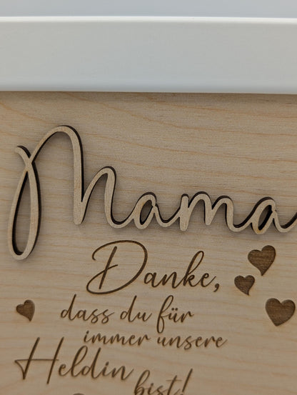 Mama Geschenk Puzzle für die Mutter oder Oma zum Muttertag, Geschenk zum Muttertag mit Personalisierung, Kinder, Valentinstag, Geburtstag
