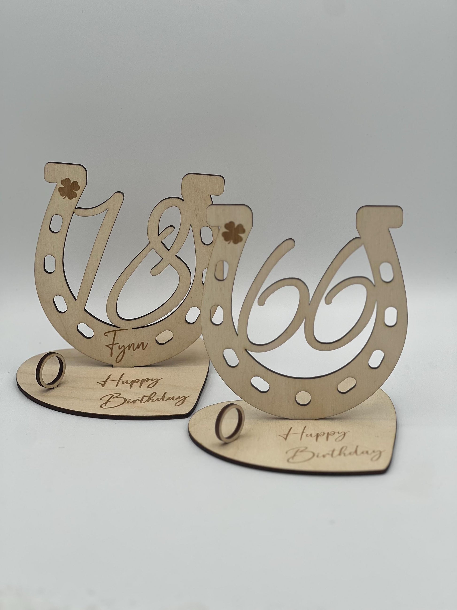 Geldgeschenk zum 18. od. 66. Geburtstag aus holz