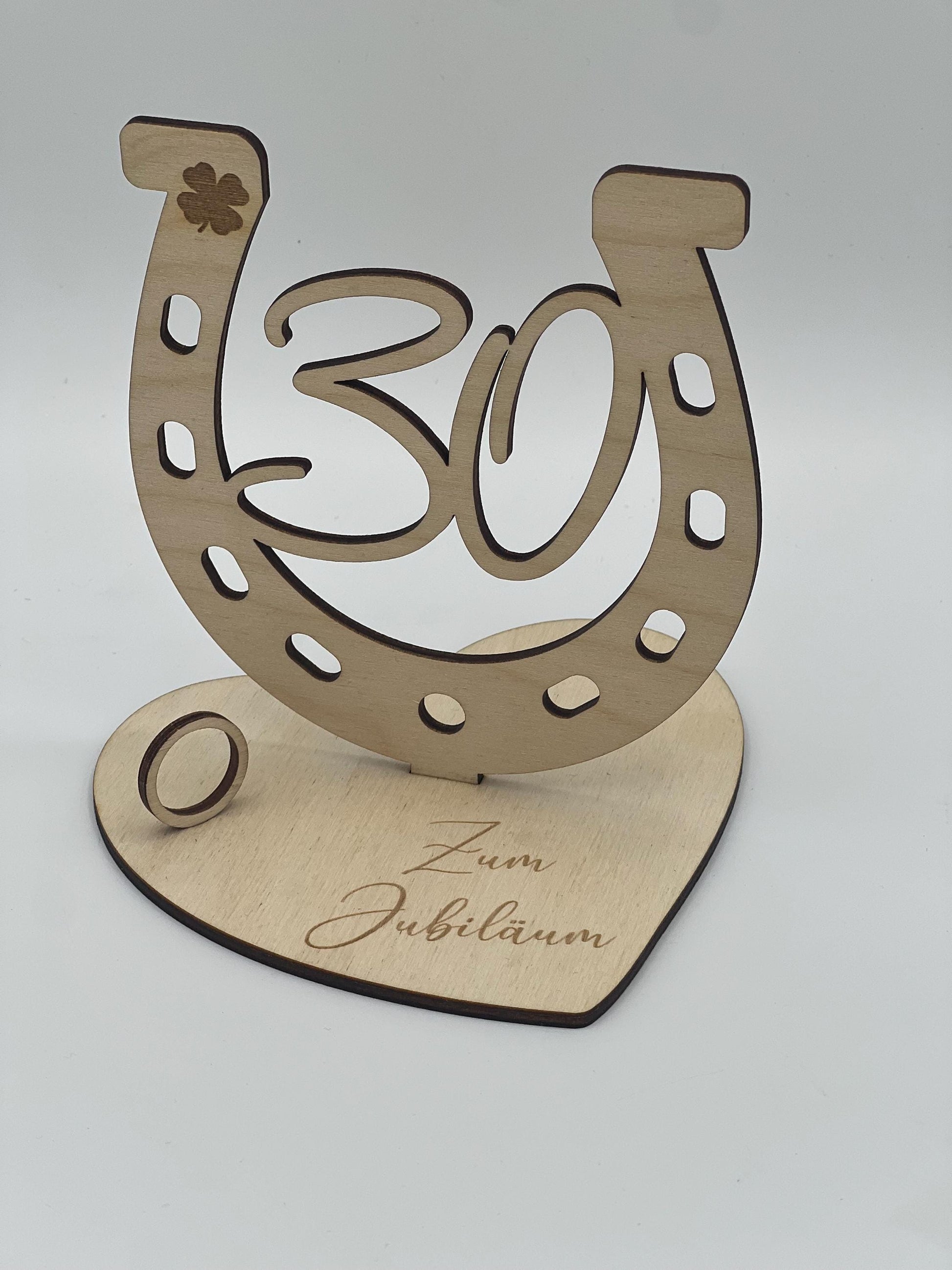 Geldgeschenk Hufeisen 30.er Geburtstag