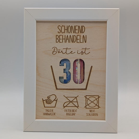 Geldgeschenk zum 30. Geburtstag schonend behandeln