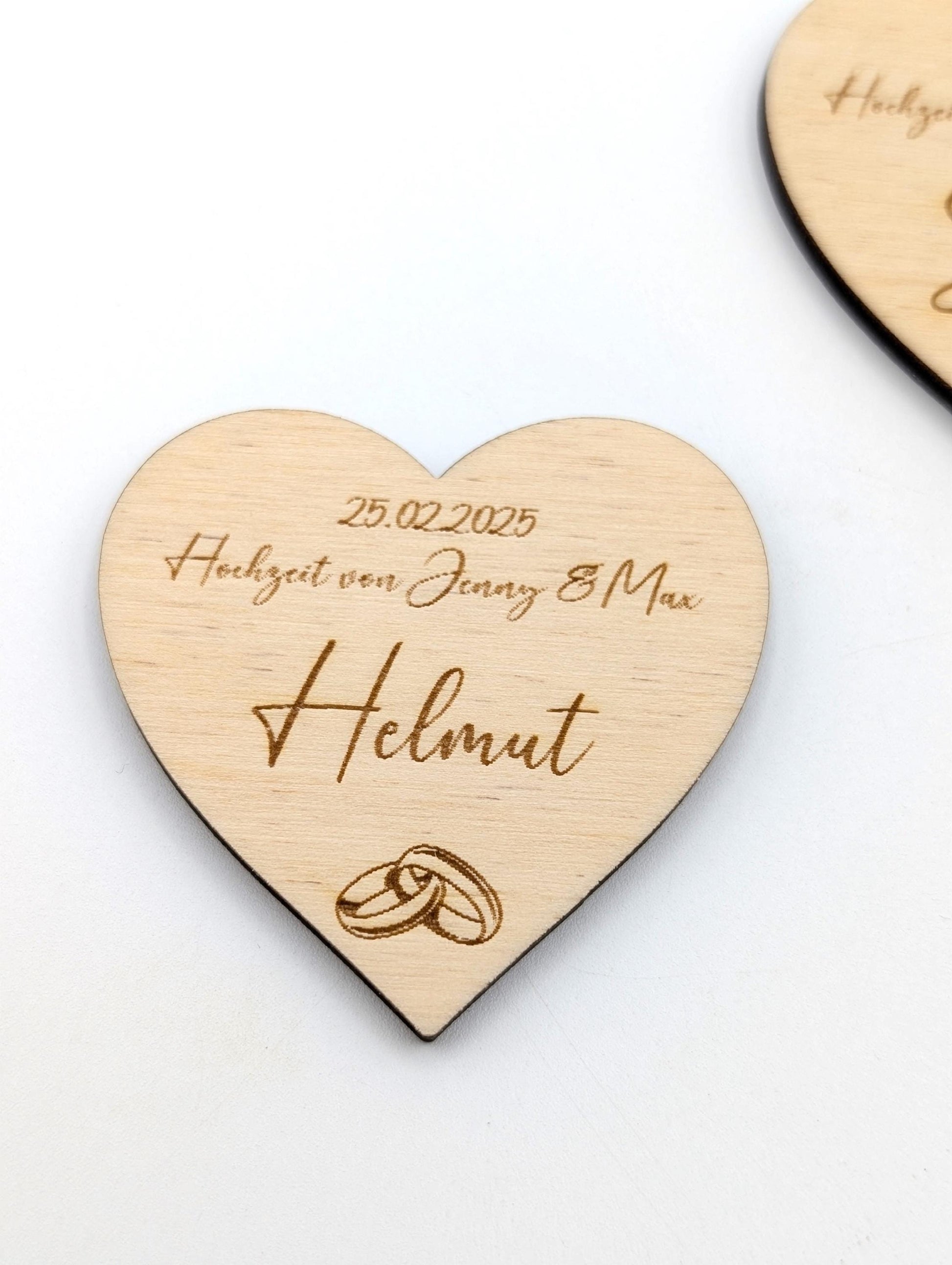 Personalisierte Platzkarten aus Holz, Namensschilder zur Konfirmation, Kommunion, Taufe, Hochzeit, graviert mit dem Gastnamen, Datum und Anlass