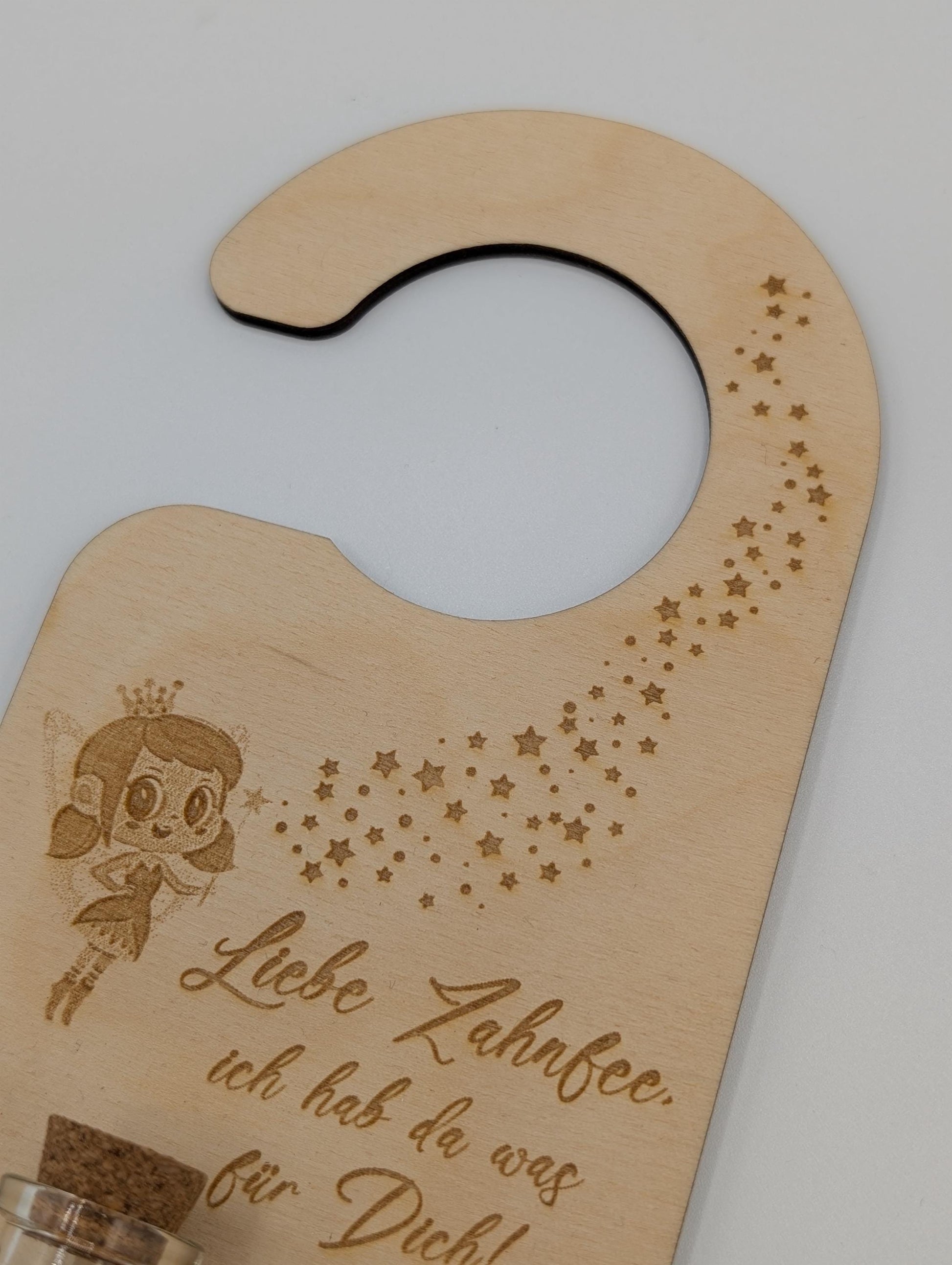 Personalisierbares Zahnfee-Türschild – Magischer Moment für dein Kind wenn der erste Milchzahn rausfällt
