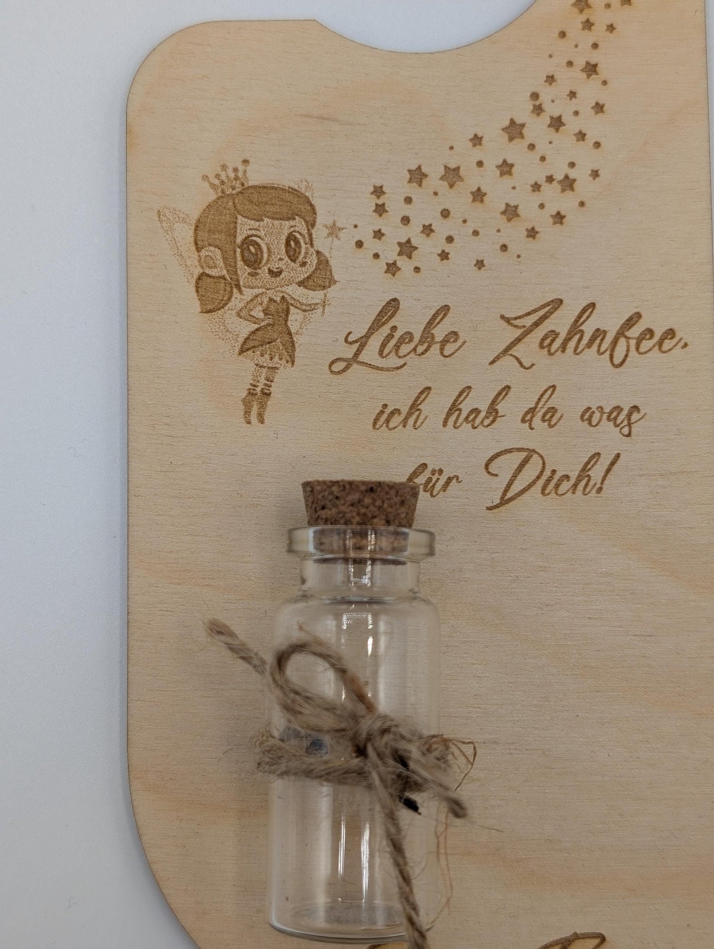 Personalisierbares Zahnfee-Türschild – Magischer Moment für dein Kind wenn der erste Milchzahn rausfällt