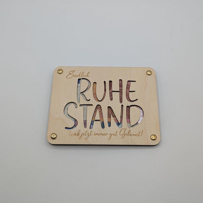 Geschenk für geld zum Ruhestand