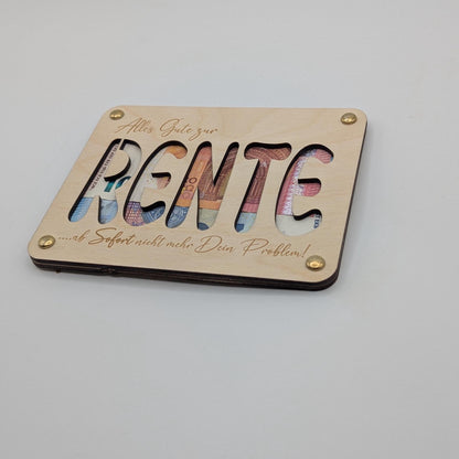 Geschenk für geld zum Ruhestand