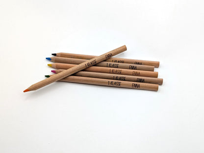 Buntstifte zur Einschulung, mit Namen Personalisiert, Geschenkidee zur Einschulung für die Schultüte, Füllung Zuckertüte zum Schulstart