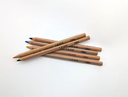 Buntstifte zur Einschulung, mit Namen Personalisiert, Geschenkidee zur Einschulung für die Schultüte, Füllung Zuckertüte zum Schulstart