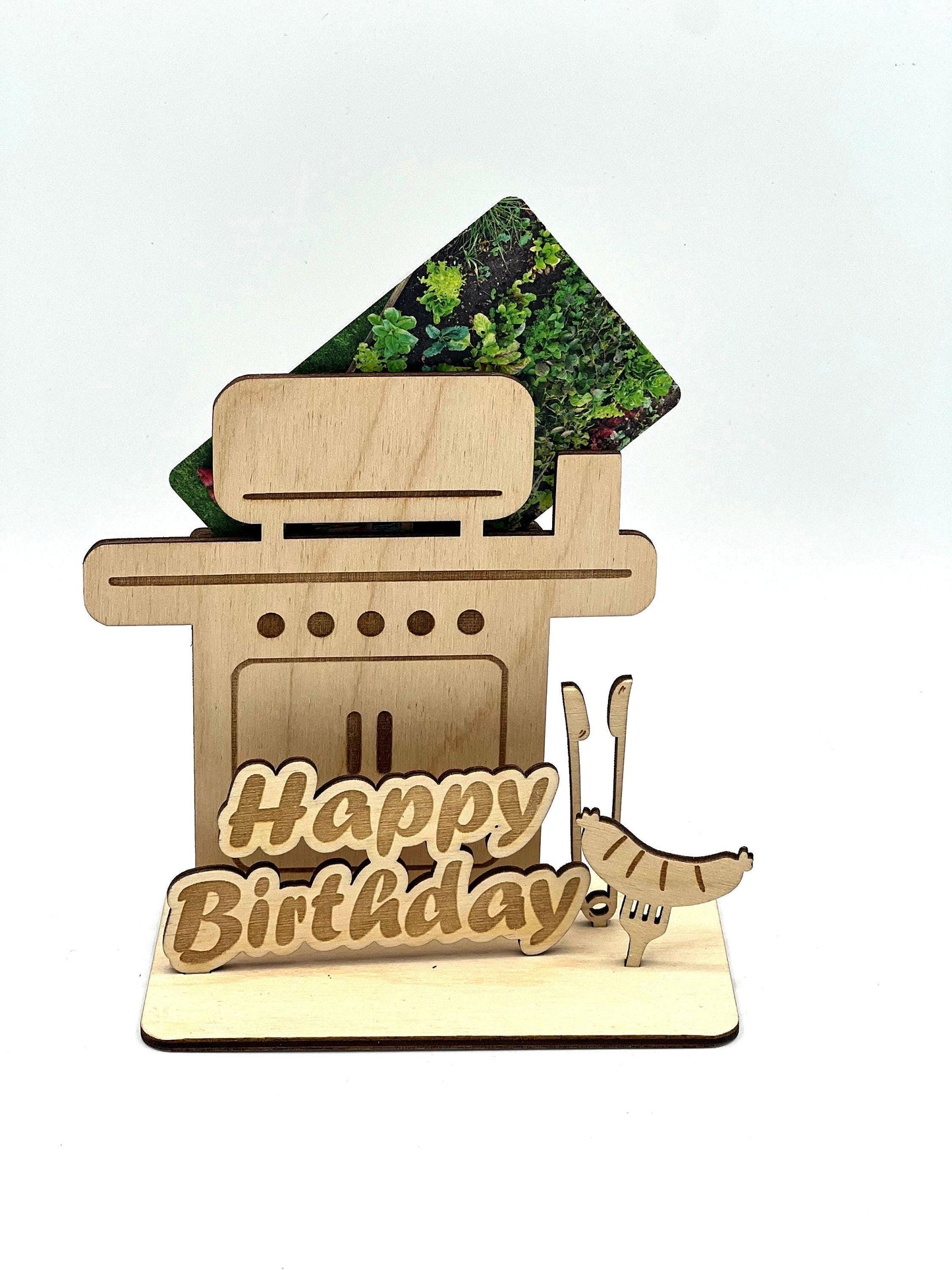 Geldgeschenk zum Geburtstag/ Gutscheinhalter / Grill aus Holz / Geschenkeverpackung / Gutschein verschenken/ Geschenk Ideen