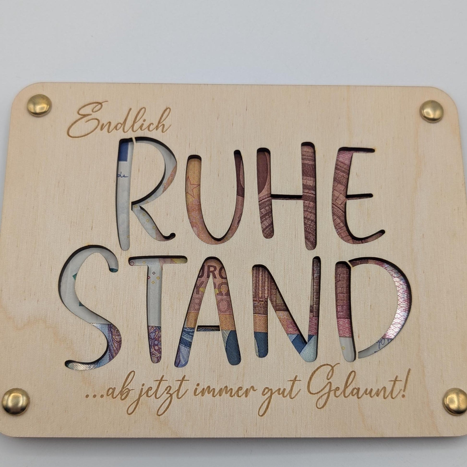 Geschenk für geld zum Ruhestand