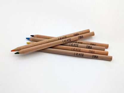 Buntstifte zur Einschulung, mit Namen Personalisiert, Geschenkidee zur Einschulung für die Schultüte, Füllung Zuckertüte zum Schulstart