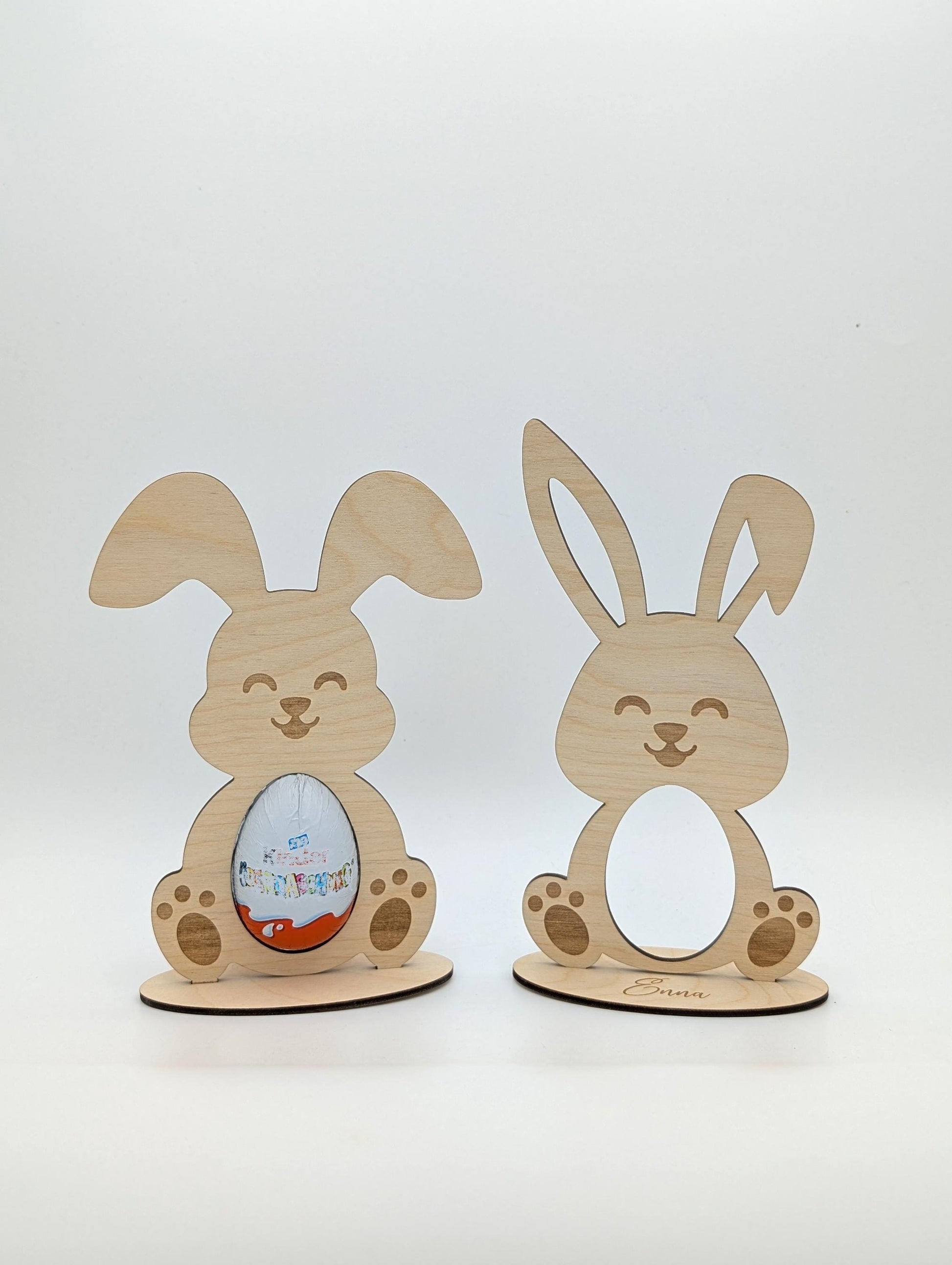 Osterhase Personalisiert passend für ein Ü-ei, Geschenkidee zu Ostern für Kinder, Häschen mit Name