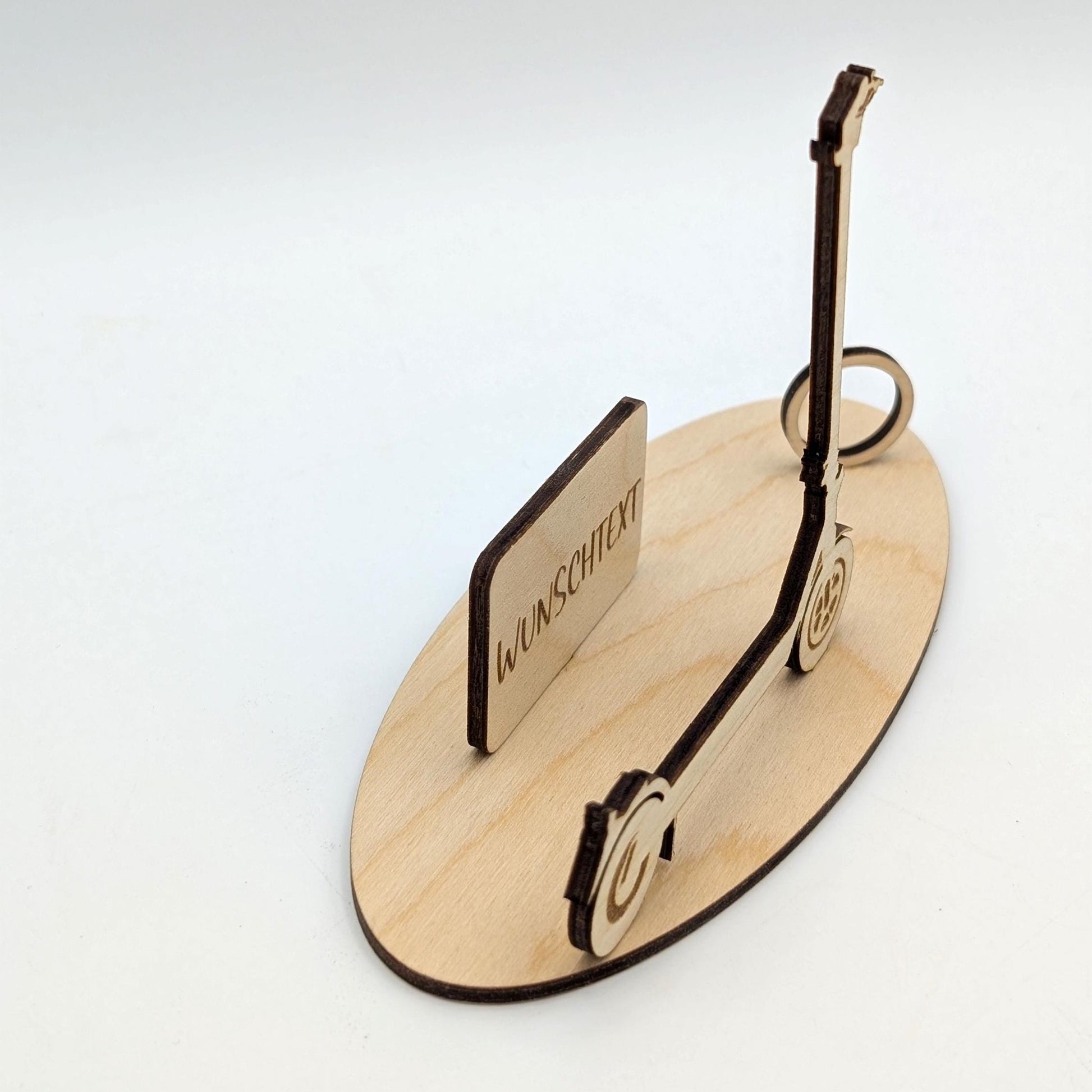 Geldgeschenk E-Scooter zum Geburtstag, Geschenkidee Personalisiert aus Holz zum Jubiläum, als Geburtstagsgeschenk, Stilvoll Geld schenken