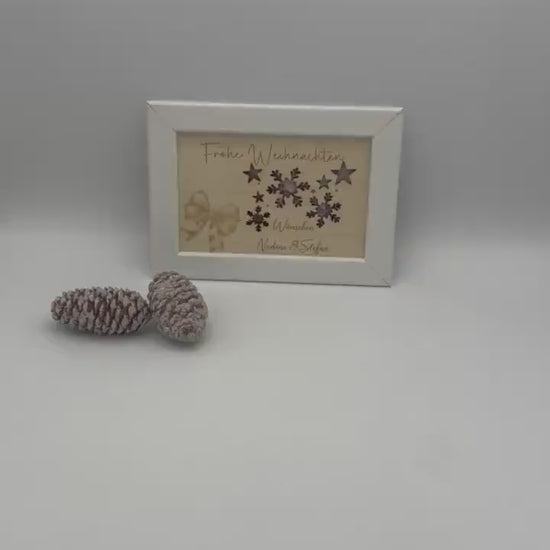 Geldgeschenk Weihnachten / Geschenkverpackung / personalisiert / Tannenbaum/ Schneeflocke / Weihnachtsmann