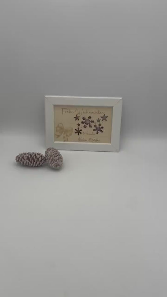 Geldgeschenk Weihnachten / Geschenkverpackung / personalisiert / Tannenbaum/ Schneeflocke / Weihnachtsmann