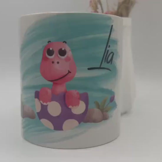 Spardose Dinosaurier, Spardose für Kinder, Geschenkidee für Kinder, Individuelles Geschenk, Spardose für Jungen /Mädchen, Personalisiert