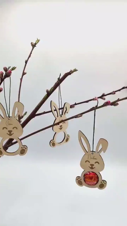 Osterhase oder Osterei Personalisiert, Geschenkidee oder als Geschenkanhänger, als Platz oder Namensschilder zum Osterfest, Osterfrühstück